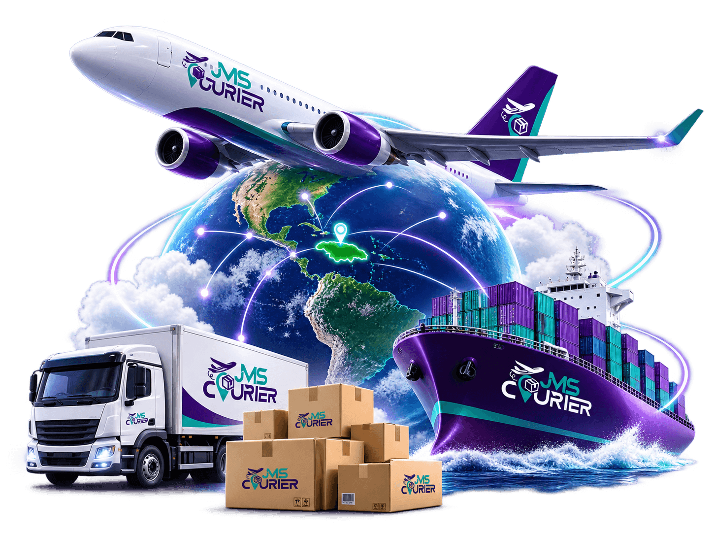 JMS Courier global air, sea and road shipping